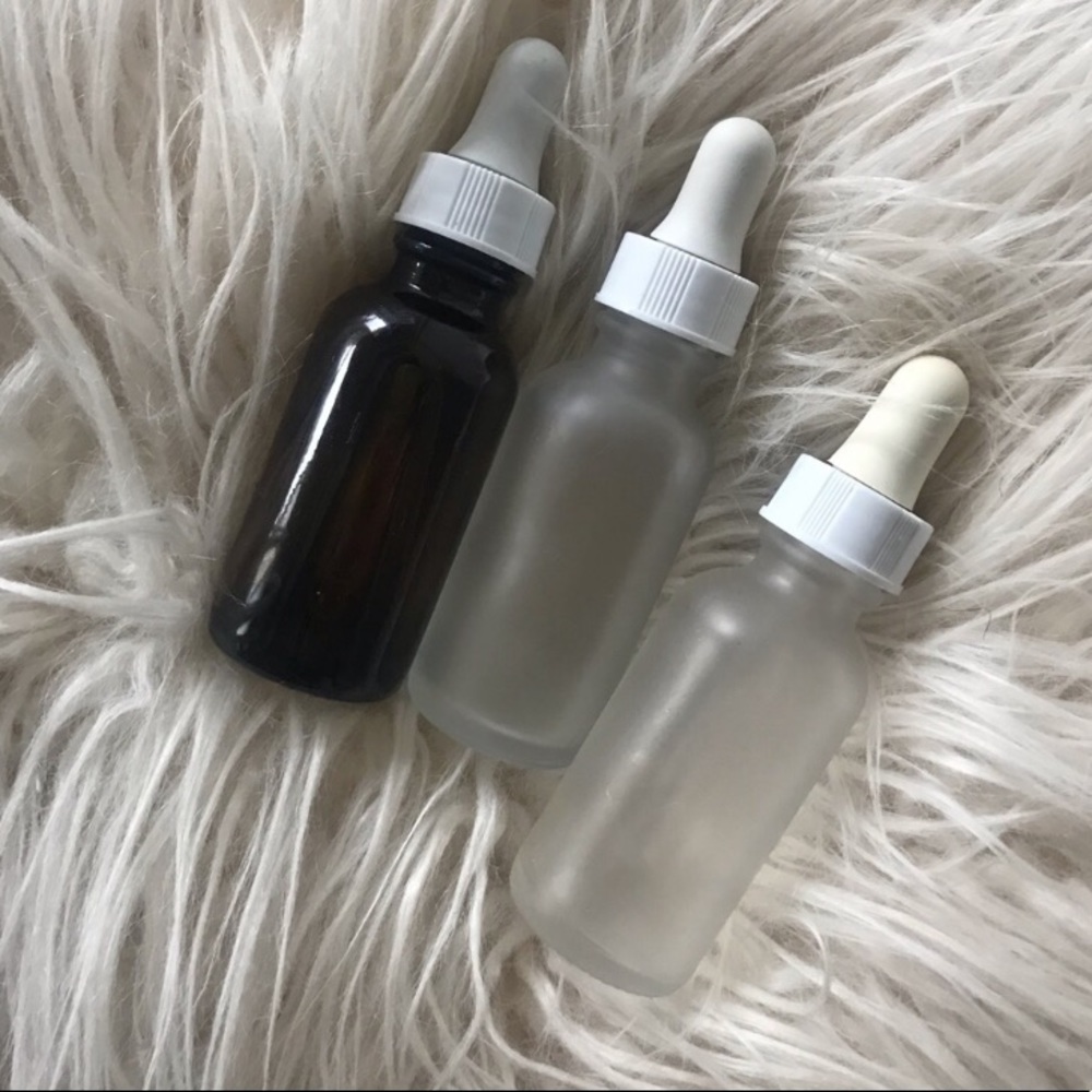 Free with purchase!!! Empty Glass Dropper Bottles